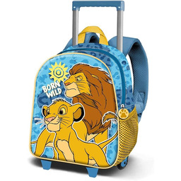 Disney Król Lew Wild-mały plecak 3D z kółkami,