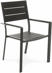 Krzesło ogrodowe Teri - Czarne