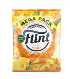 Grzanki Pszenno-Żytnie o Smaku Sera, Flint, 70g