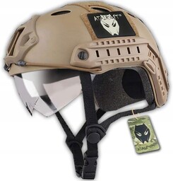 Hełm Atairsoft Pj Taktyczny Wielofunkcyjny kask z Visor