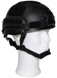 Hełm amerykański Mich 2002 czarny wykonany z Abs