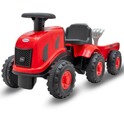 Dziecięcy Jeździk - Traktor Z Przyczepą i Narzędziami