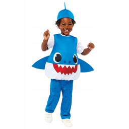 Kostium Strój dziecięcy Daddy Baby Shark Rekin niebieski