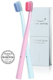 SWISS SMILE Diamond Glow SWAROVSKI SET 2szt. RÓŻOWA