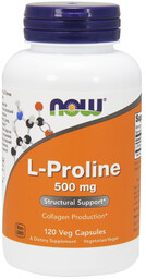 NOW L-Proline 500mg 120vegcaps