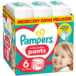 Pampers Active Baby Pants Rozmiar 6 132 szt