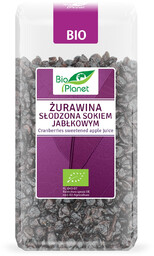 Bio Planet Żurawina słodzona sokiem jabłkowym 400 g