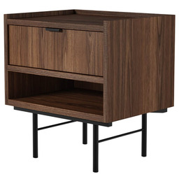 Stolik nocny EDISON Warmia Walnut