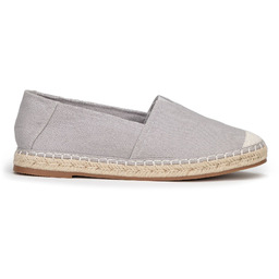 Męskie espadryle z plecionym noskiem szare