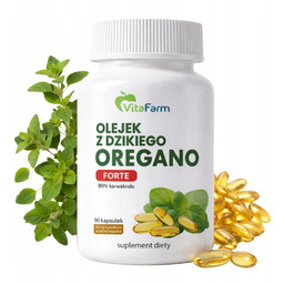 Olejek Oregano kapsułki karwakrol 90% dzikie oregano 90
