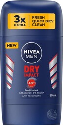 NIVEA MEN Antyperspirant męski w sztyfcie Dry Impact