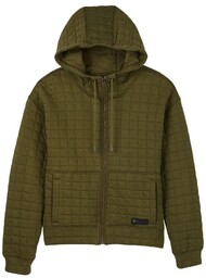bluza FOX - W Quilted Fleece Zip Olive