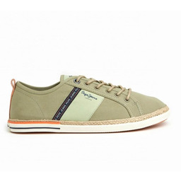 Pepe Jeans Trampki Męskie Zielone Sznurowane Niskie 42