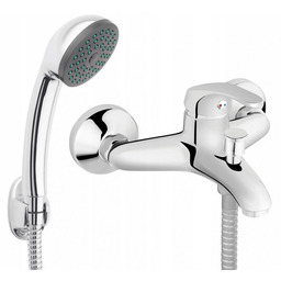 Bateria wannowo-prysznicowa Ferro Basic chrom