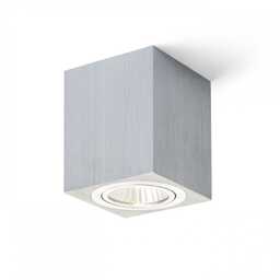 MAYO SQ lampa sufitowa wychylna aluminium szczotkowane 230V/700mA