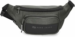 Pepe Jeans Jarvis torebka, zielony, Riñonera con Bolsillo,