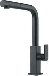 Bateria Franke Mythos Pull-Out Czarna Stal Szlachetna