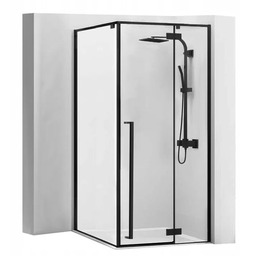 Rea Kabina prysznicowa Fargo 90x90 Black Mat