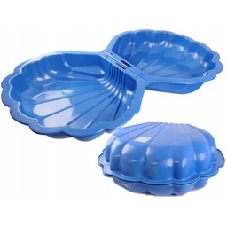 Mocna Piaskownica 2 Sztuki Muszelka XXL 218x94cm Komplet