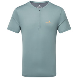 RONHILL Koszulka do biegania TECH 1/2 ZIP S/S