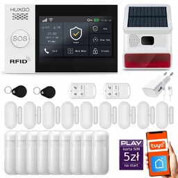 Alarm bezprzewodowy Gsm WiFi z aplikacją Tuya ,