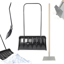 Zestaw do odśnieżania pług do śniegu + skuwacz