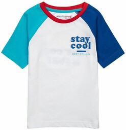 T-shirt niemowlęcy bawełniany z nadrukiem