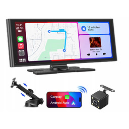 Ekran samochodowy z CarPlay & Android Auto Kamera,