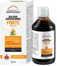 Produkty Bonifraterskie Balsam Jerozolimski Forte, płyn, 200 ml
