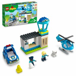 LEGO DUPLO, klocki Posterunek policji i helikopter, 10959