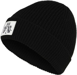 Czapka zimowa Jack Wolfskin Badge Beanie - black