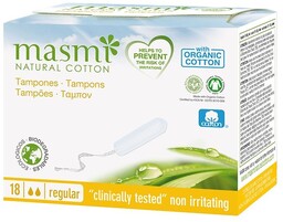 MASMI_Tampons tampony z bawełny organicznej Regular 18szt