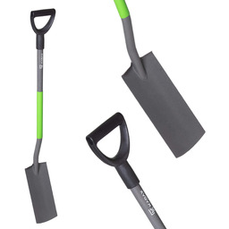 Szpadel drenarski ogrodowy Aalen trzon metalowy