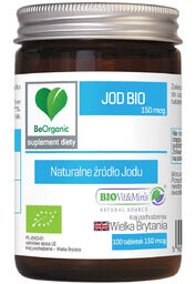 BeOrganic Jod Bio 150 g, 100 tabletek