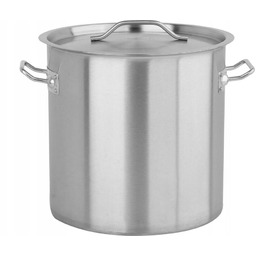 Garnek Wysoki Z Pokrywką Ze Stali Nierdzewnej 36X36