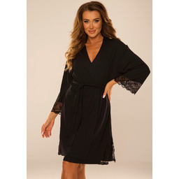 Szlafrok Nadia 041 Czarny