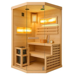 Sauna fińska 2 osobowa wysokotemperaturowa 3,5KW Harvia 120x120