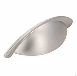 Uchwyt meblowy muszlowy 1761 64 Srebrny Matowy