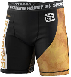 Extreme Hobby Spodenki Kompresyjne Vale Tudo Golden Warrior