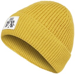 Czapka zimowa Jack Wolfskin Badge Beanie - mustard