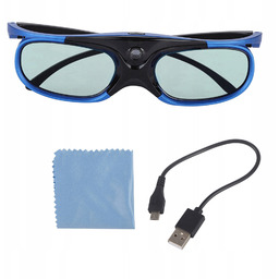 Okulary 3D Dlp Usb Akumulatorowe Aktywne Okulary