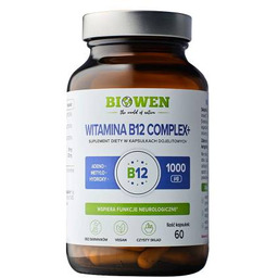 Active B12 Complex+ Biowen 60 kapsułek zaawansowane wsparcie
