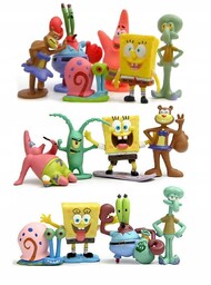 Figurki 14szt Spongebob Kanciastoporty sponge bob
