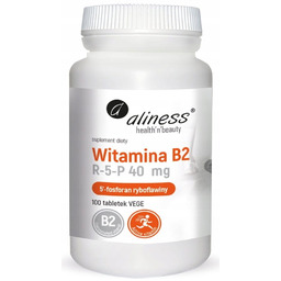 Witamina B2 R-5-P (ryboflawina) 40 mg x 100