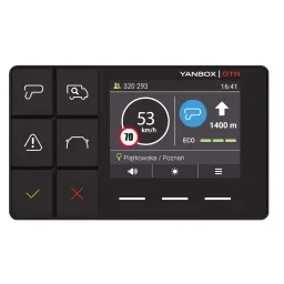 Yanosik YANBOX GTR z rocznym abonamentem Komunikator drogowy