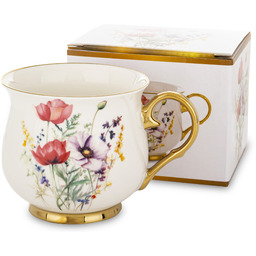 Kubek z porcelany kubek w kwiaty filiżanka