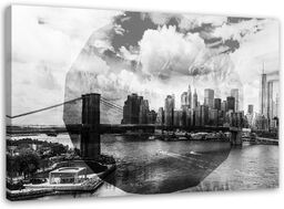 Obraz na płótnie, Most w Nowym Jorku architektura