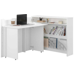 WORK CONCEPT CW-01L - biurko rozkładane połysk -