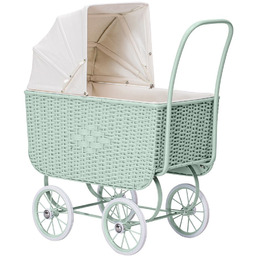 Wózek retro dla lalek Doll Pram Retro Rattan