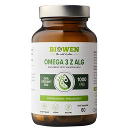 Omega-3 z alg Biowen 60 kapsułek roślinne DHA